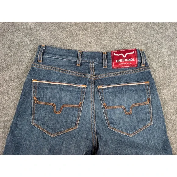 Kimes Ranch Roger Jeans Mens 28/32 Med Wash Western Cowboy Denim - Picture 9 of 9